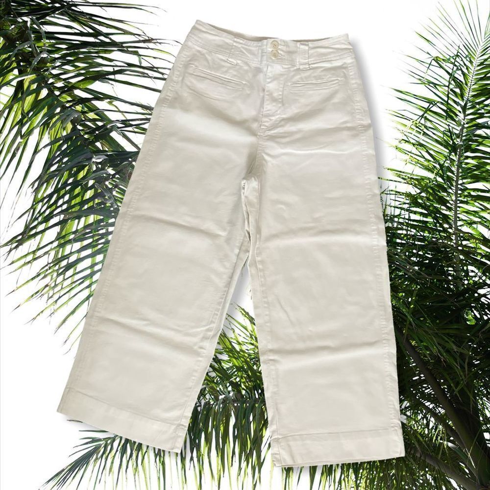 A.  New Day - Wide Leg, Stretch Pants - Size 4 - Color : Off White